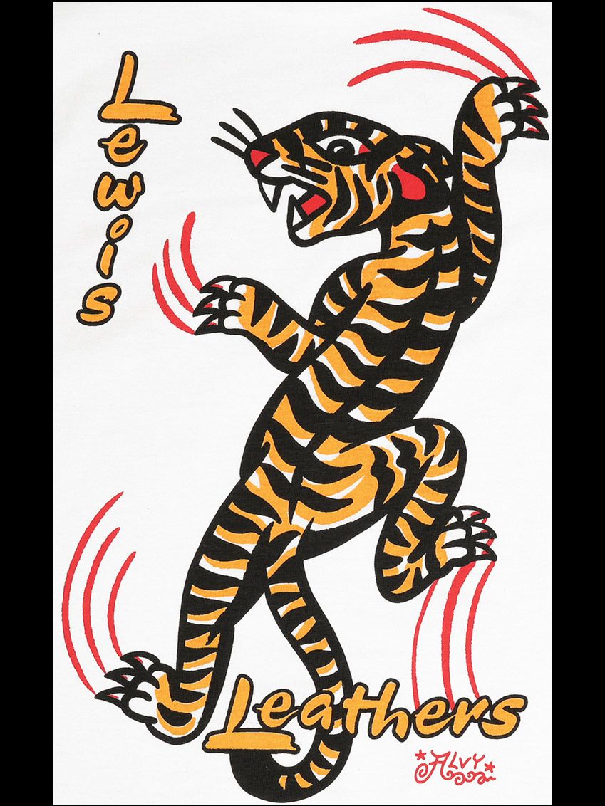 "CLAWING TIGER T-SHIRTS (WHITE)