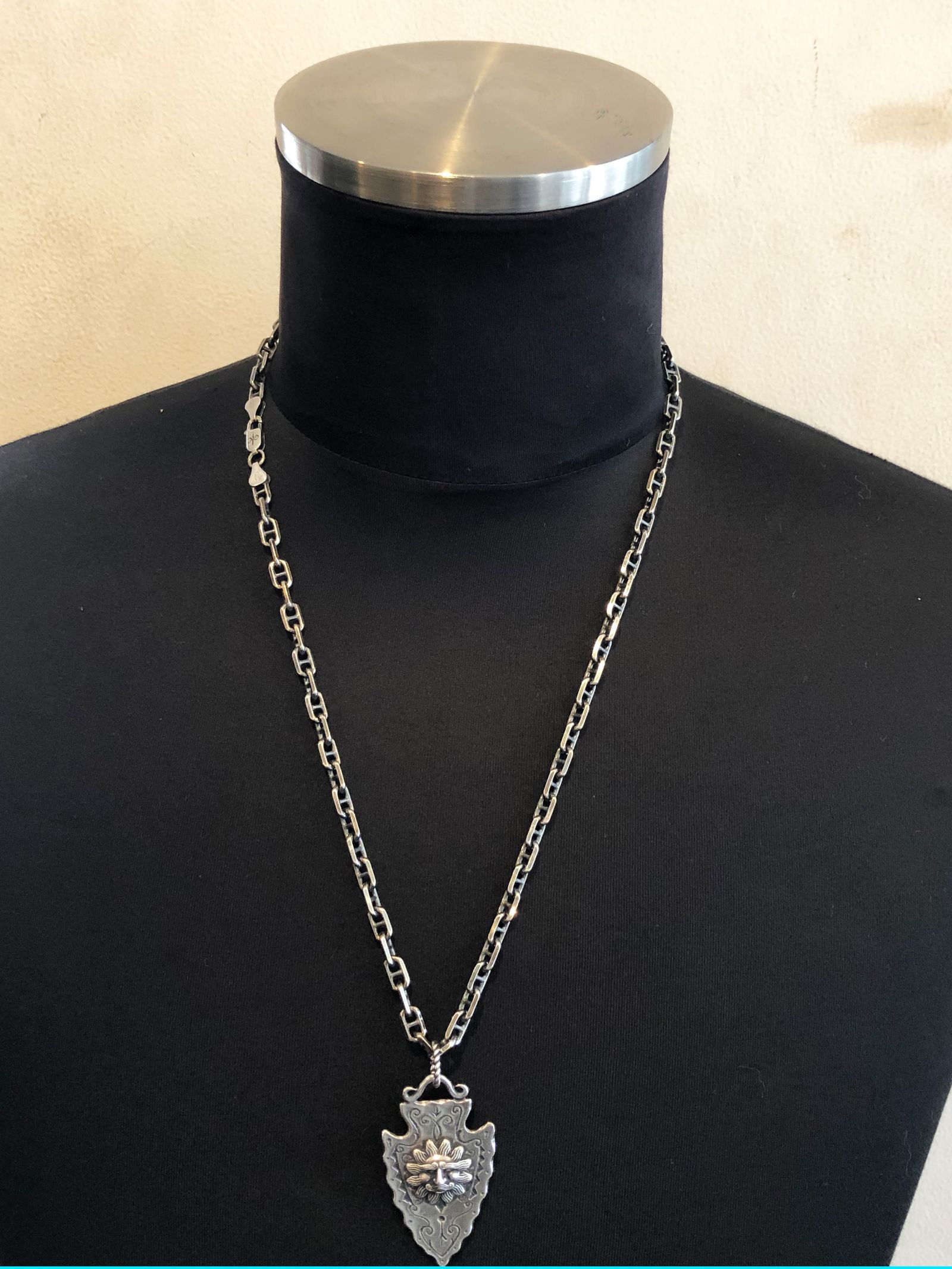 ANCHOR CHAIN 60cm (厚み 約1.6mm , 幅約5.5mm) (SILVER925)