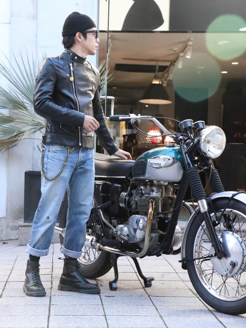 SUPER MONZAを使った秋冬のシンプルコーディネート
