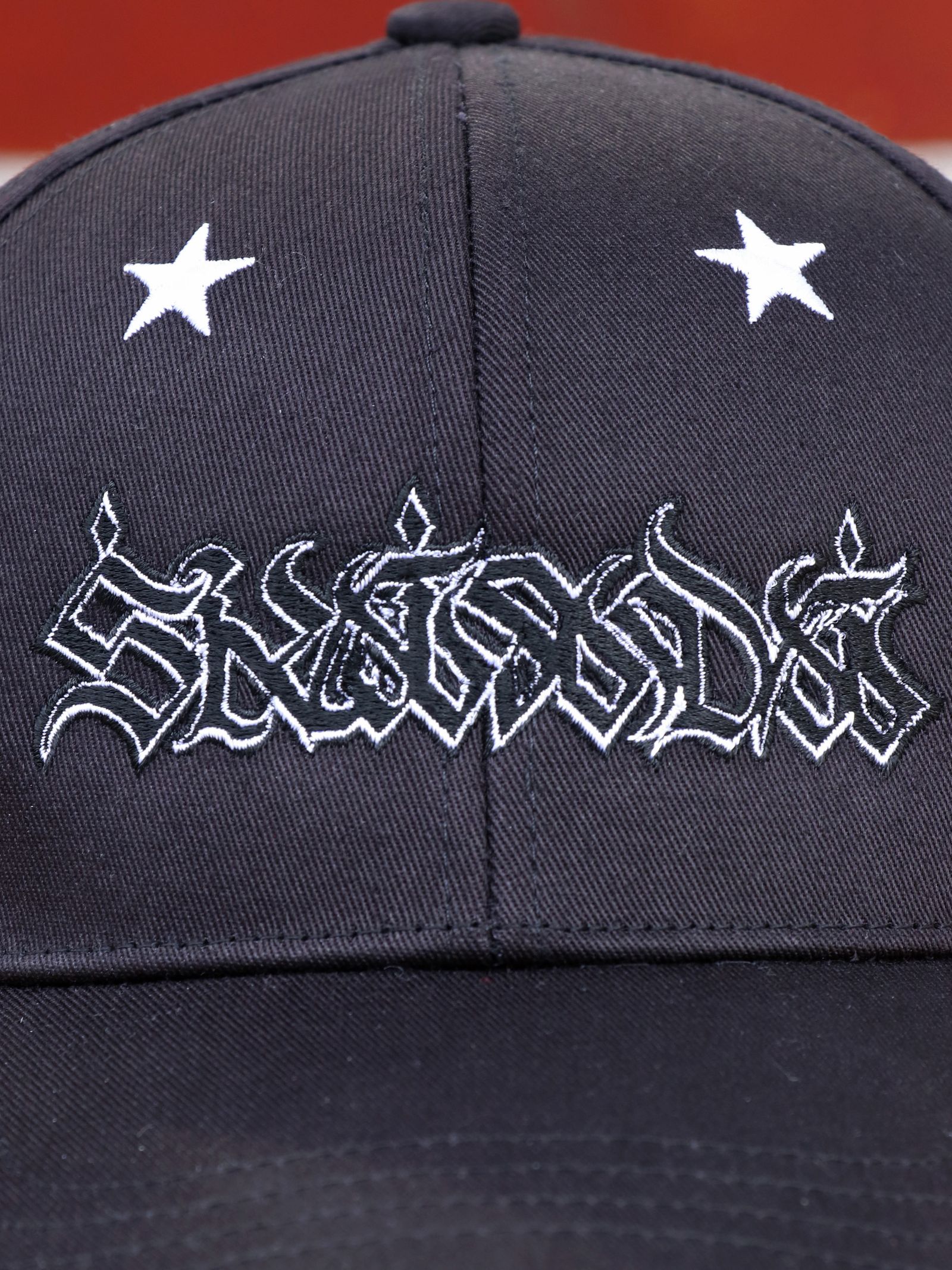 SKANDA カーブバイザーミドルキャップ / SKANDA Curve Visor Middle Cap (BLACK×WHITESTAR)