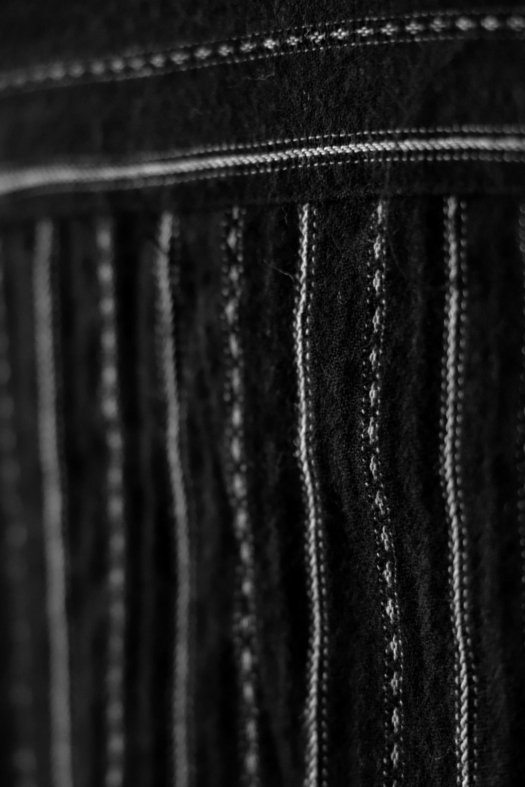 ANTIQUE CLOTH BAND COLLAR IMMIGRANT SHIRT (SUMI BLACK)