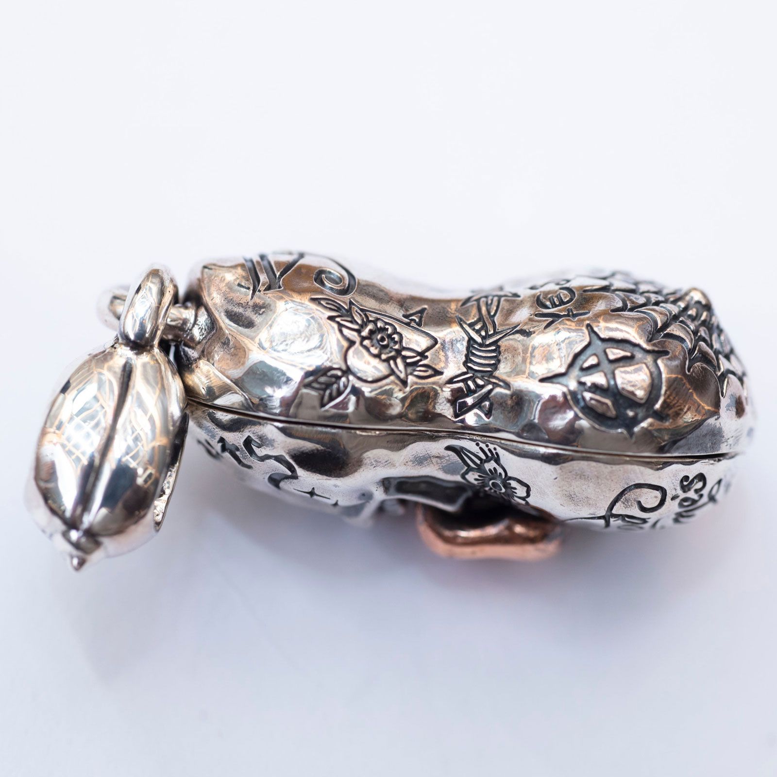 【即日発送可能】BERO TATTOO PEANUTS (LARGE) (SLIDE) (SILVERxK10 PINKGOLD)