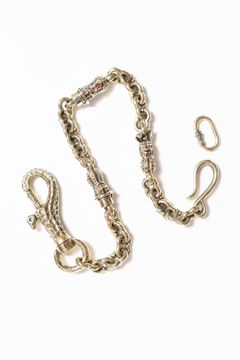 3 PEANUTS WALLET CHAIN （brass）