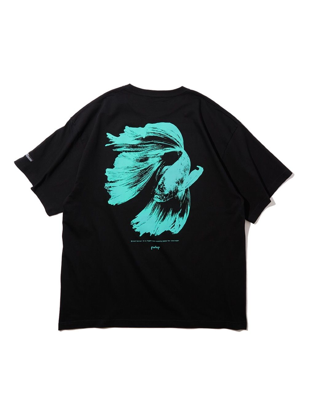 RUSTY 6.5oz S/S TEE (BLACK/GREEN)