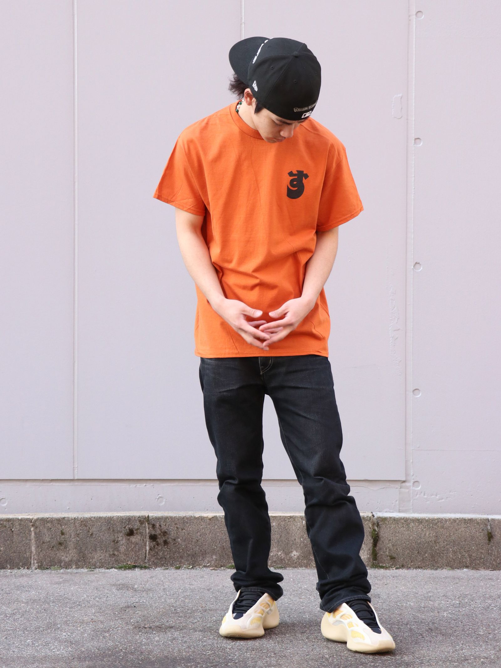 "達磨" S/S TEE (DARK ORANGE)