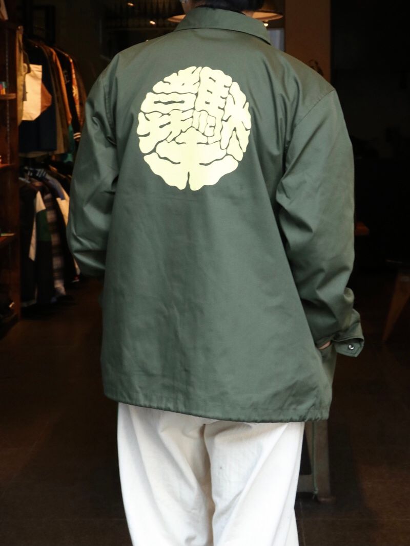 “IDATEN” TC COACH JACKET (GREEN)