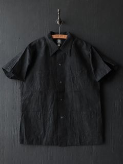 “BAMBOO GROVE”CIGAR SHIRT (BLACK BAMBOO)