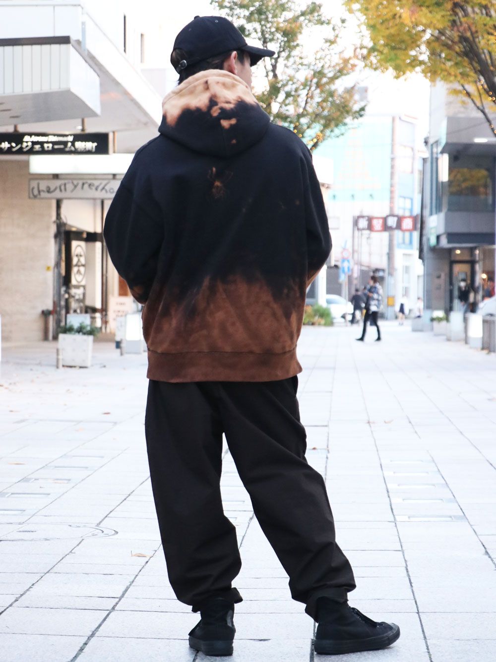 オリジナルヘビーオンスブリーチパーカー(ブラック) / ORIGNAL HEAVY OZ BLEACH PARKA (BROWN)