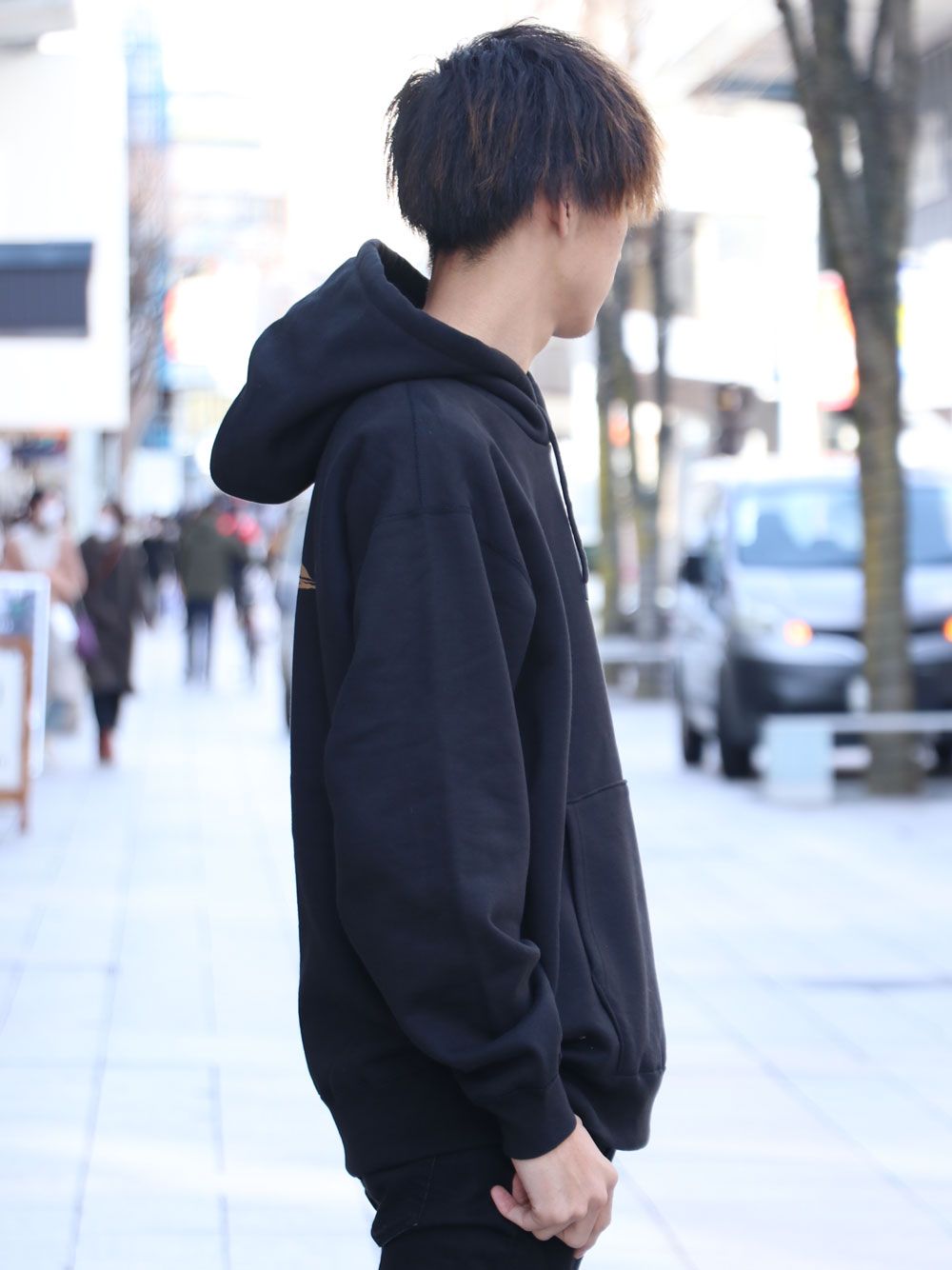 "Year of the ox"オリジナルヘビーオンスパーカー(ブラック) / "Year of the ox"  ORIGNAL HEAVY OZ PULLOVER (BLACK)
