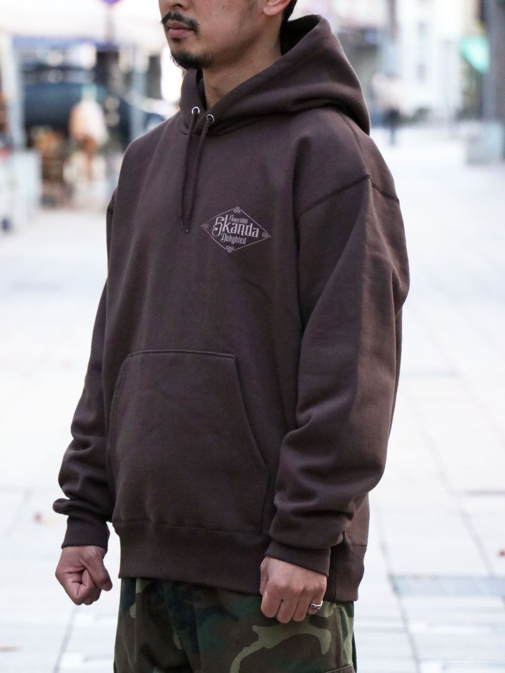 オリジナルヘビーオンスパーカー (ブラウン) / ORIGNAL HEAVY OZ PULLOVER (BROWN)