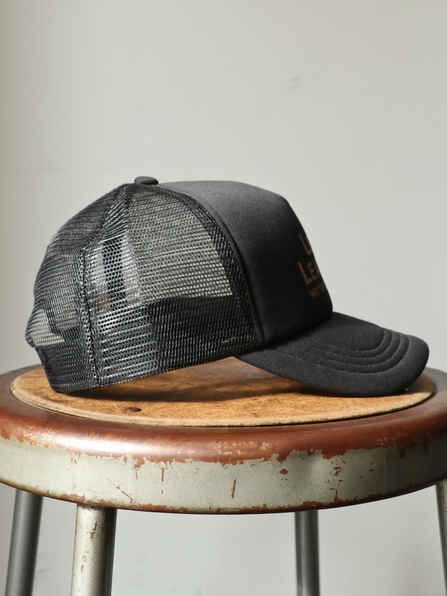 Lewis Leathers - 【即日発送可能】LEWIS LEATHERS MESH CAP (BLACK