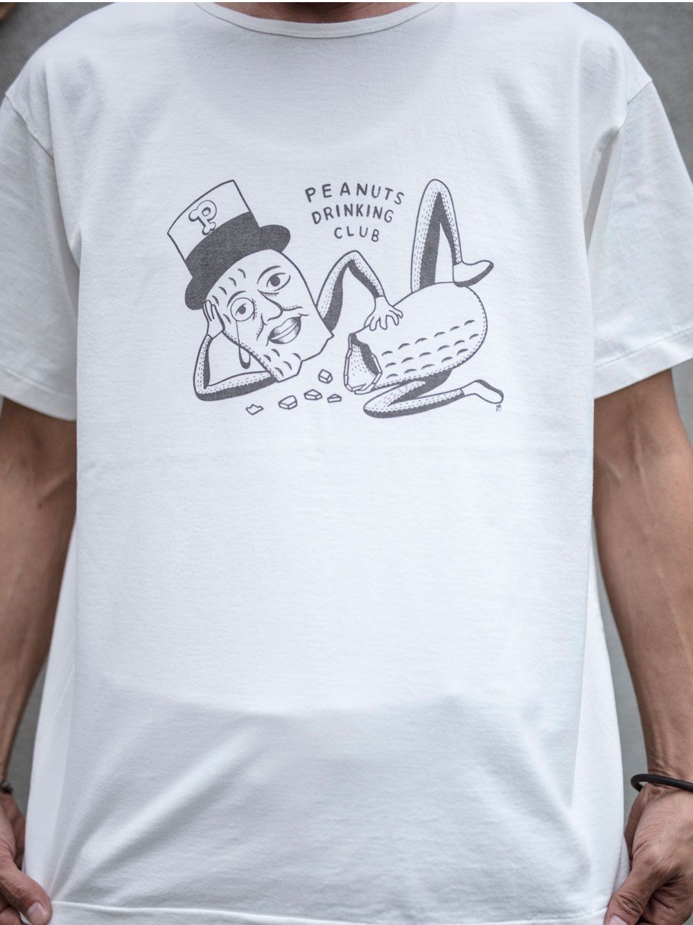 PEANUTS D CLUB T-SHIRTS (WHITE)