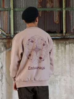 Entourage 12OZ CREW NECK SWEAT (SMOKE PINK)
