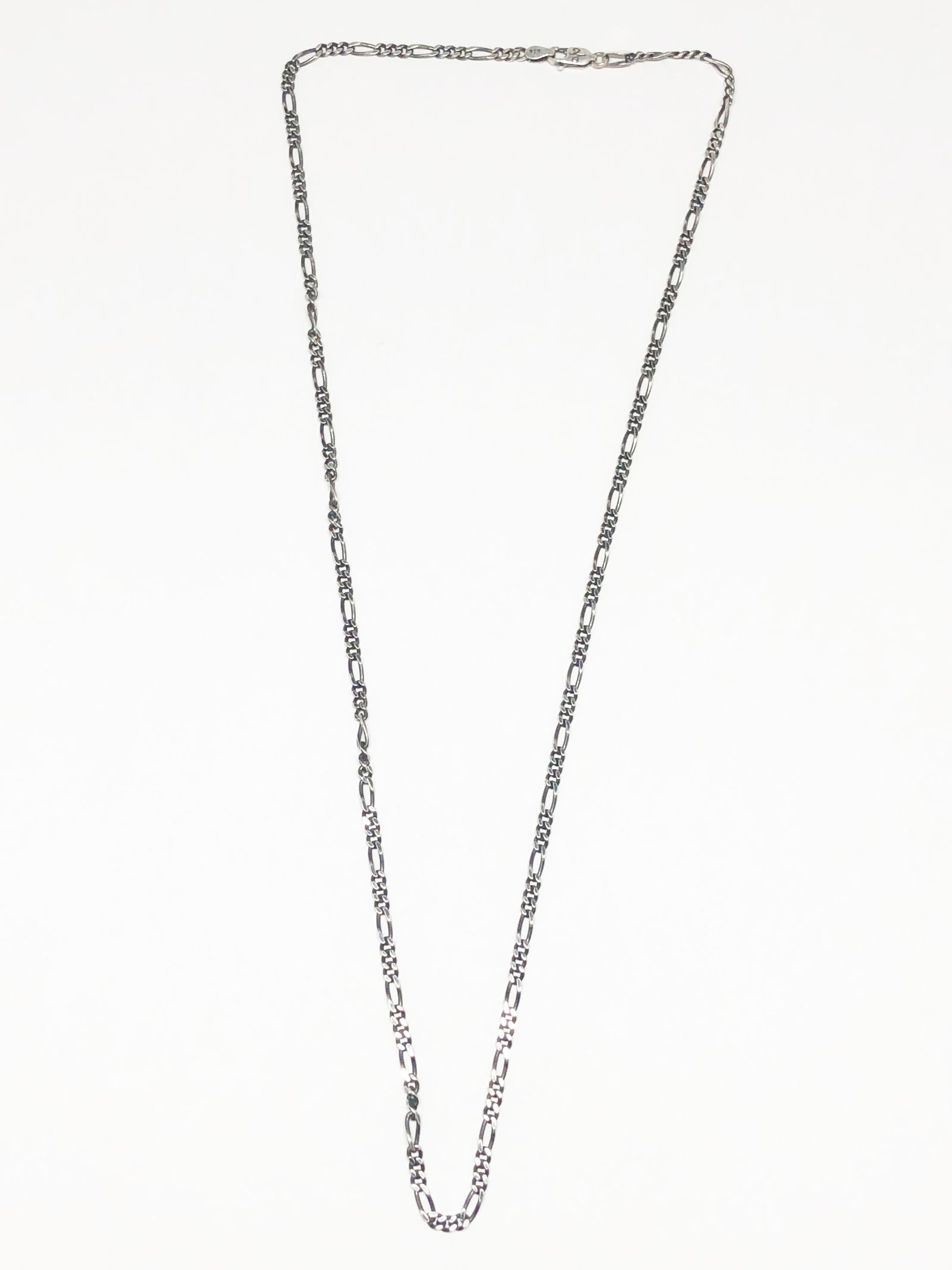 FIGARO CHAIN 55cm (厚み 約1.3mm , 幅約2.8mm) (SILVER925)