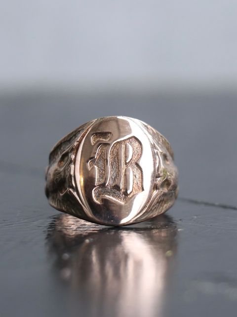 SIGNET RING (PINK GOLD)