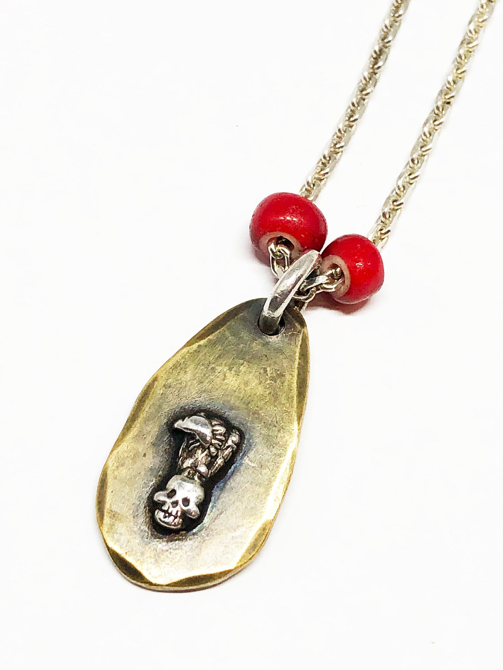 バルチャー&スカル カスタム ネックレス  /"Vulture & Skull" Custom Necklace (SILVER925×BRASS)