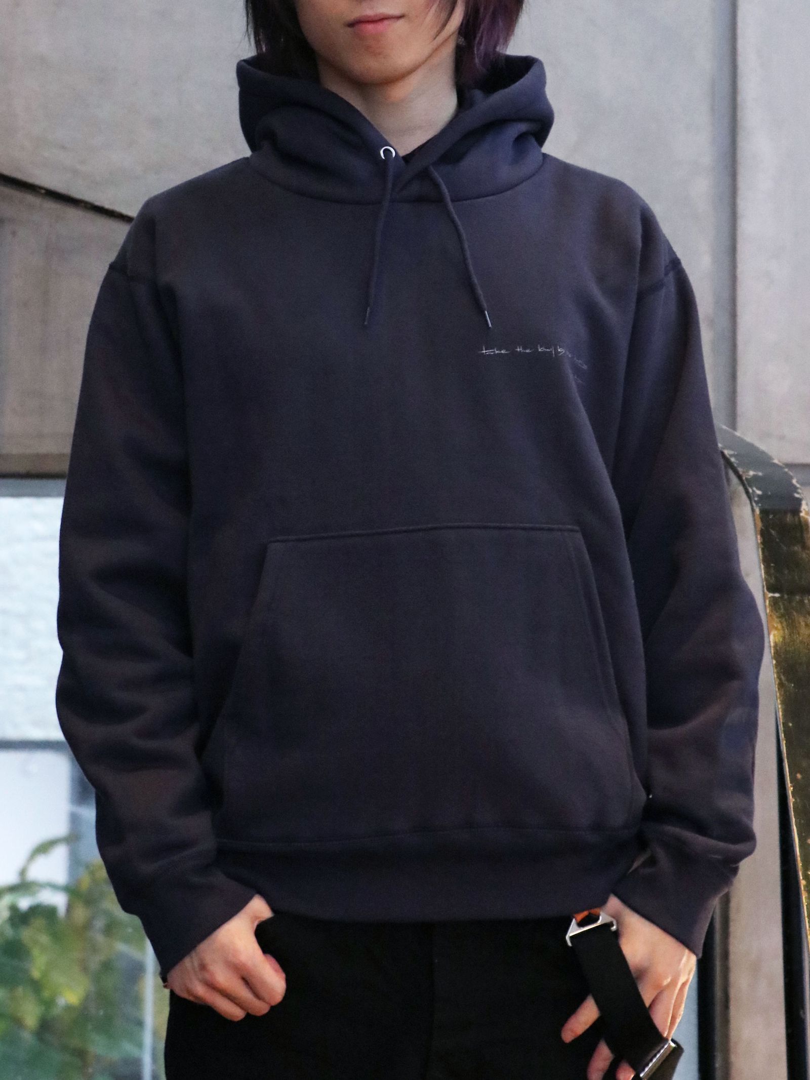 "Year of the ox"オリジナルヘビーオンスパーカー(ネイビー) / "Year of the ox"  ORIGNAL HEAVY OZ PULLOVER (NAVY)