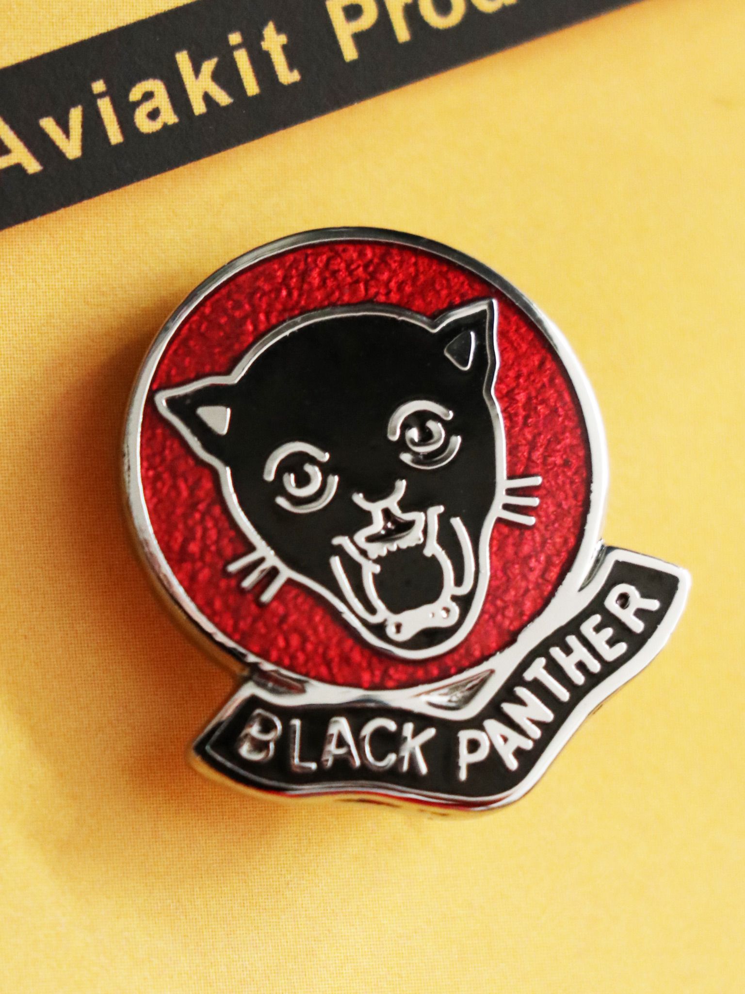 "BLACK PANTHER" BADGE (LARGE)