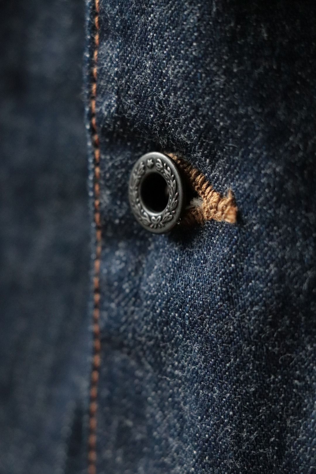 1920'S 10.5OZ DOCKERY VEST (DARK INDIGO)