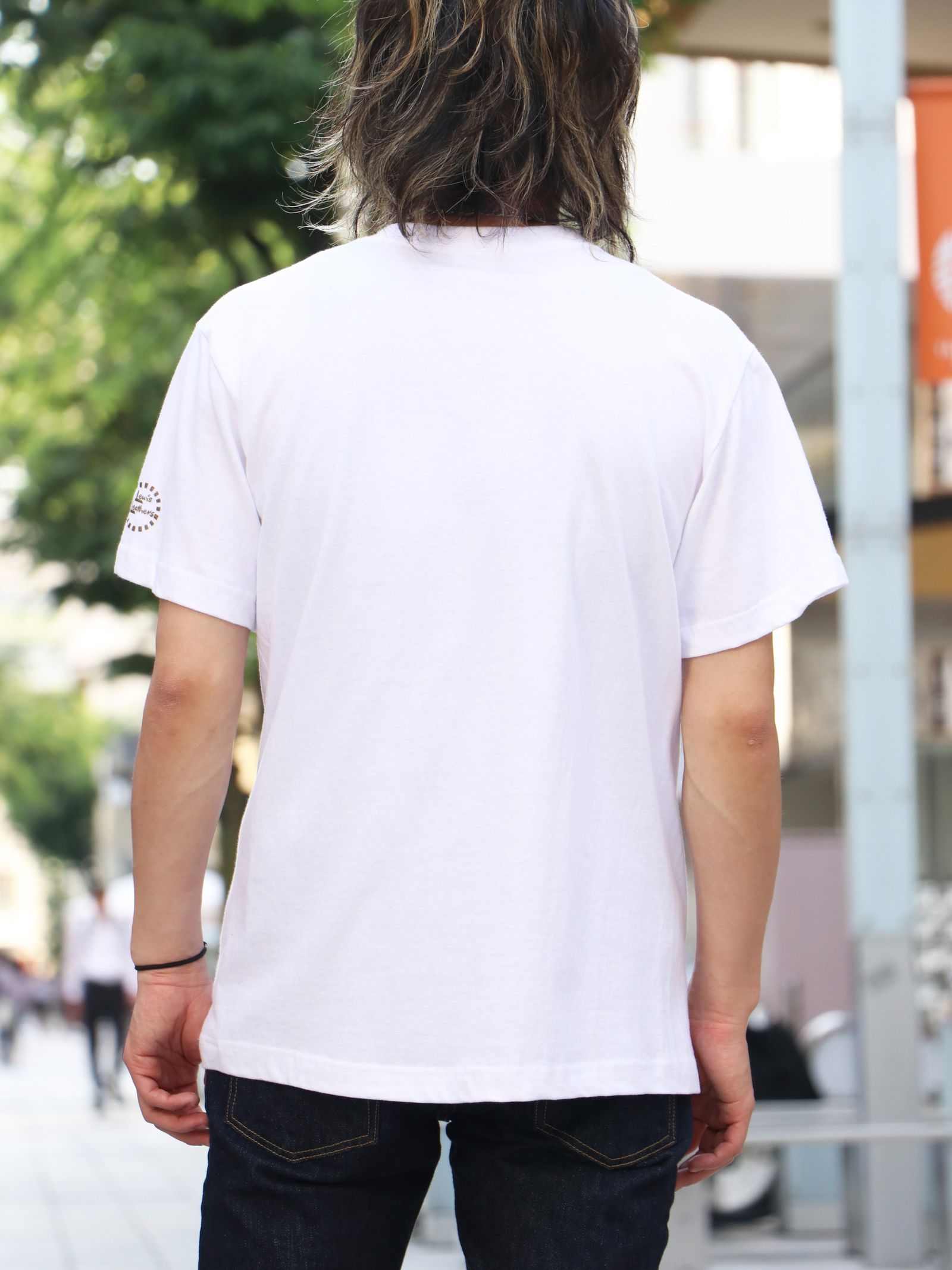 【即日発送可能】CHECKER LOGO T-SHIRTS (WHITE)