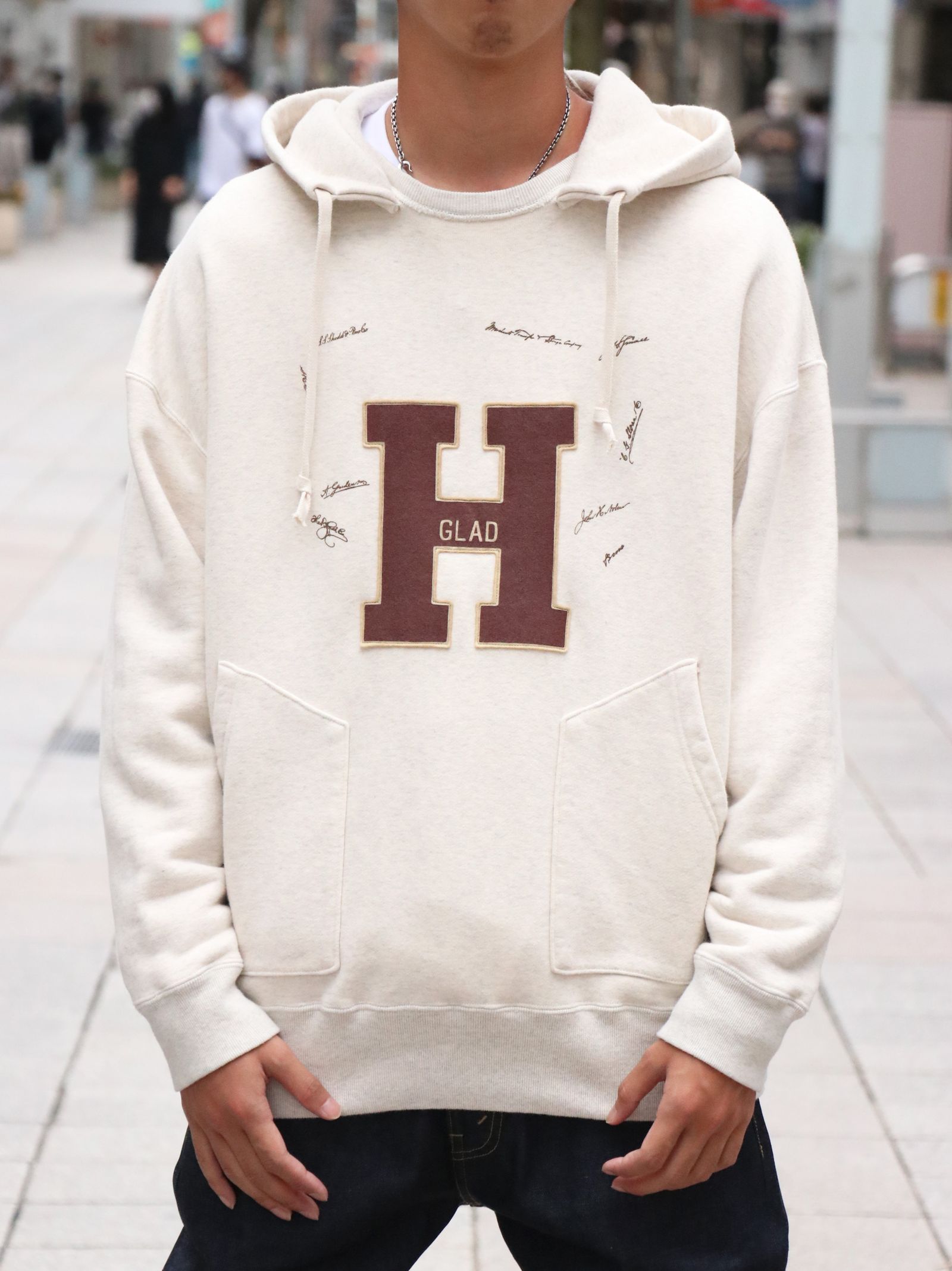 BY GLADHAND - COLLEGIATE AFTER HOODIE (BURGUNDY