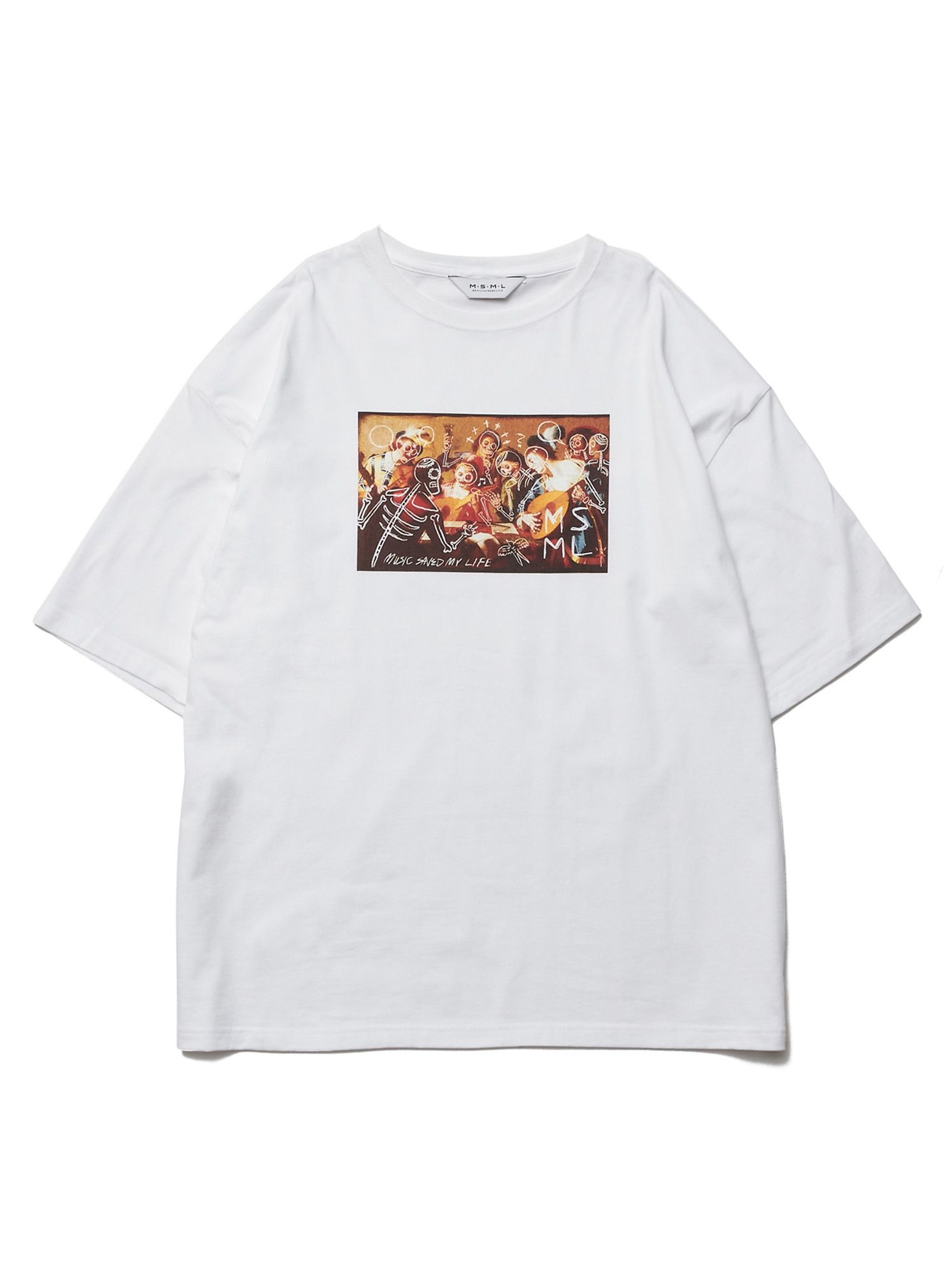 kj着 msml ART GRAPHIC SHORT SLEEVE SHIRT