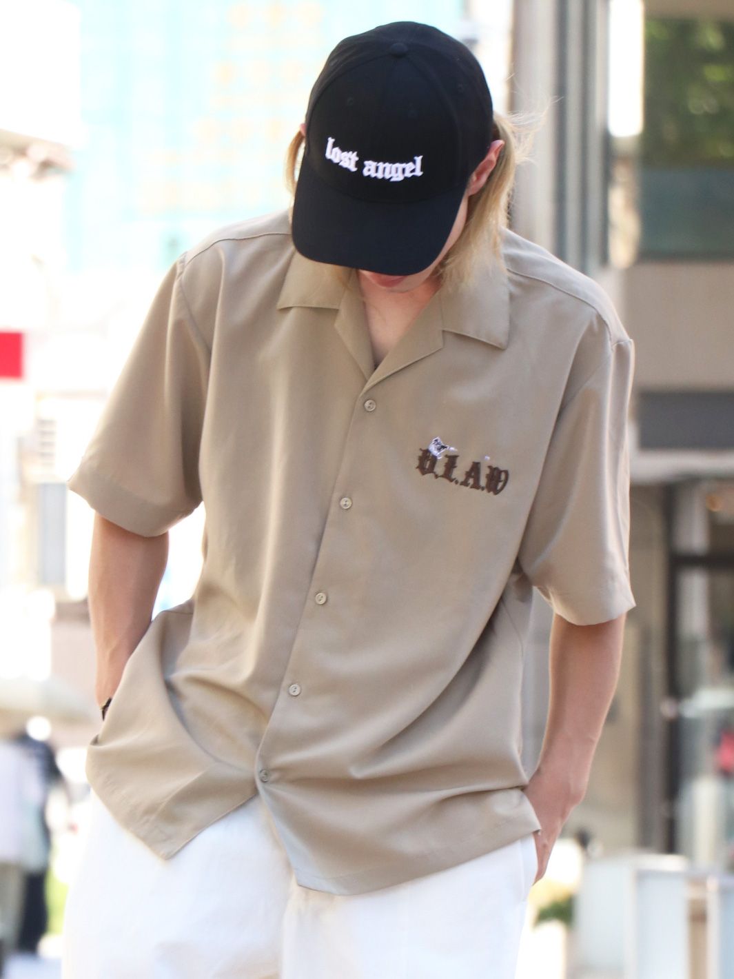 SILKY EMBROIDERY S/S SHIRT / シルキーエンブロイダリー ショートスリーブシャツ