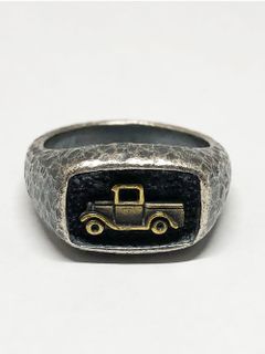 モデル"A"リング(シルバー×ブラス)/ Model "A" Ring (SILVER×BRASS)