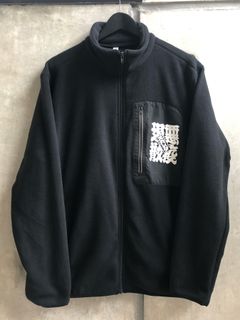 "悪疫退散"リフレクターフリースジャケット