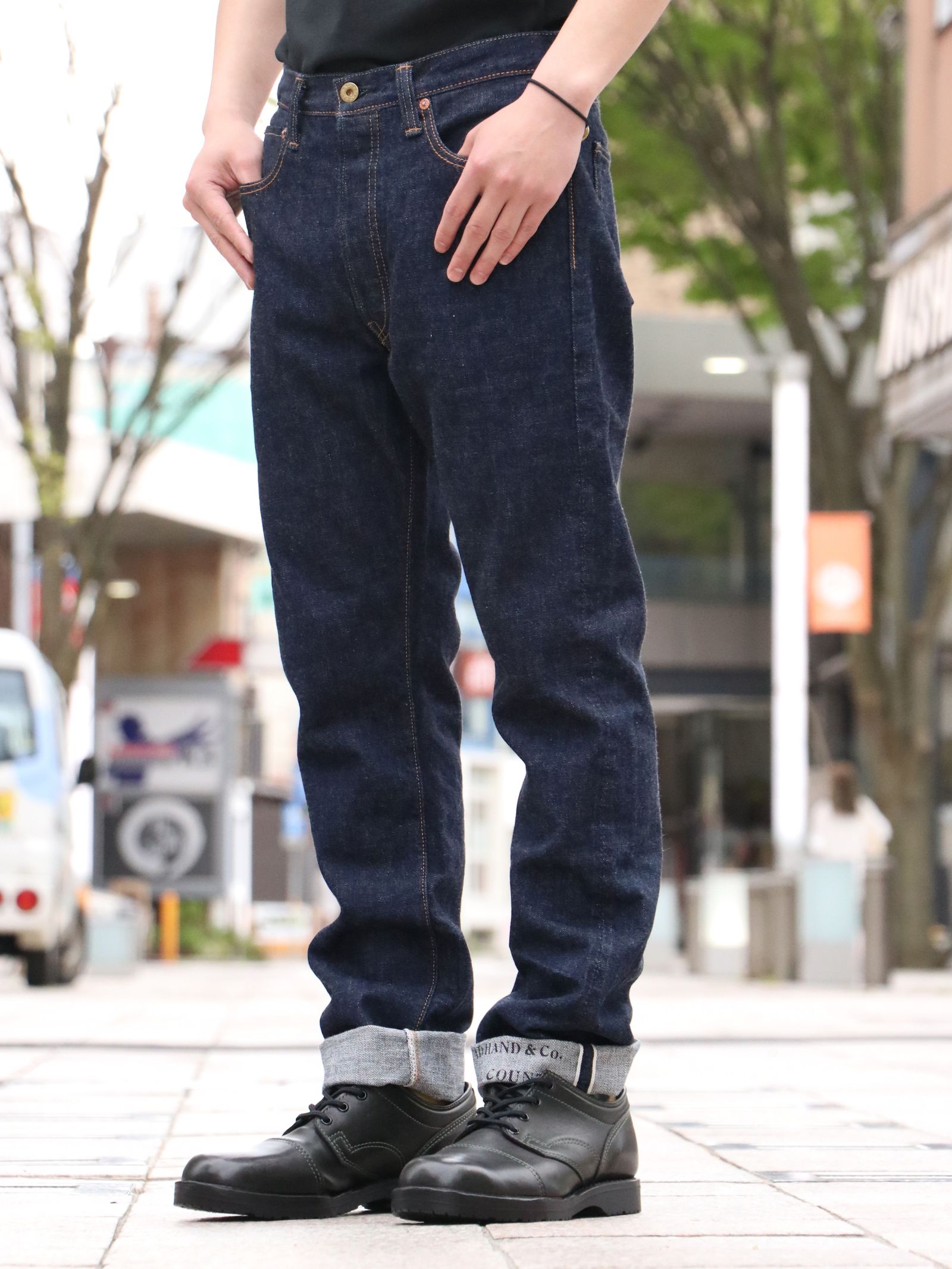 FULLCOUNT×GLAD HAND 1111 Slim Straight One Wash (Indigo