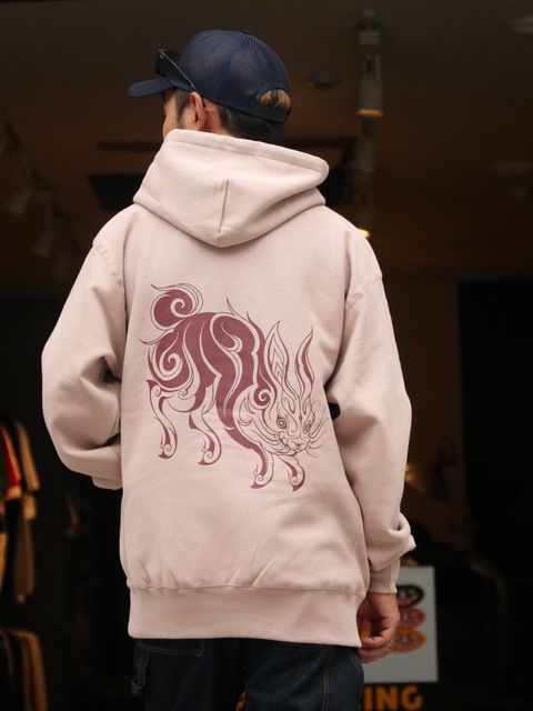 TRIVAL HARE PARKA (SMOKE PINK)