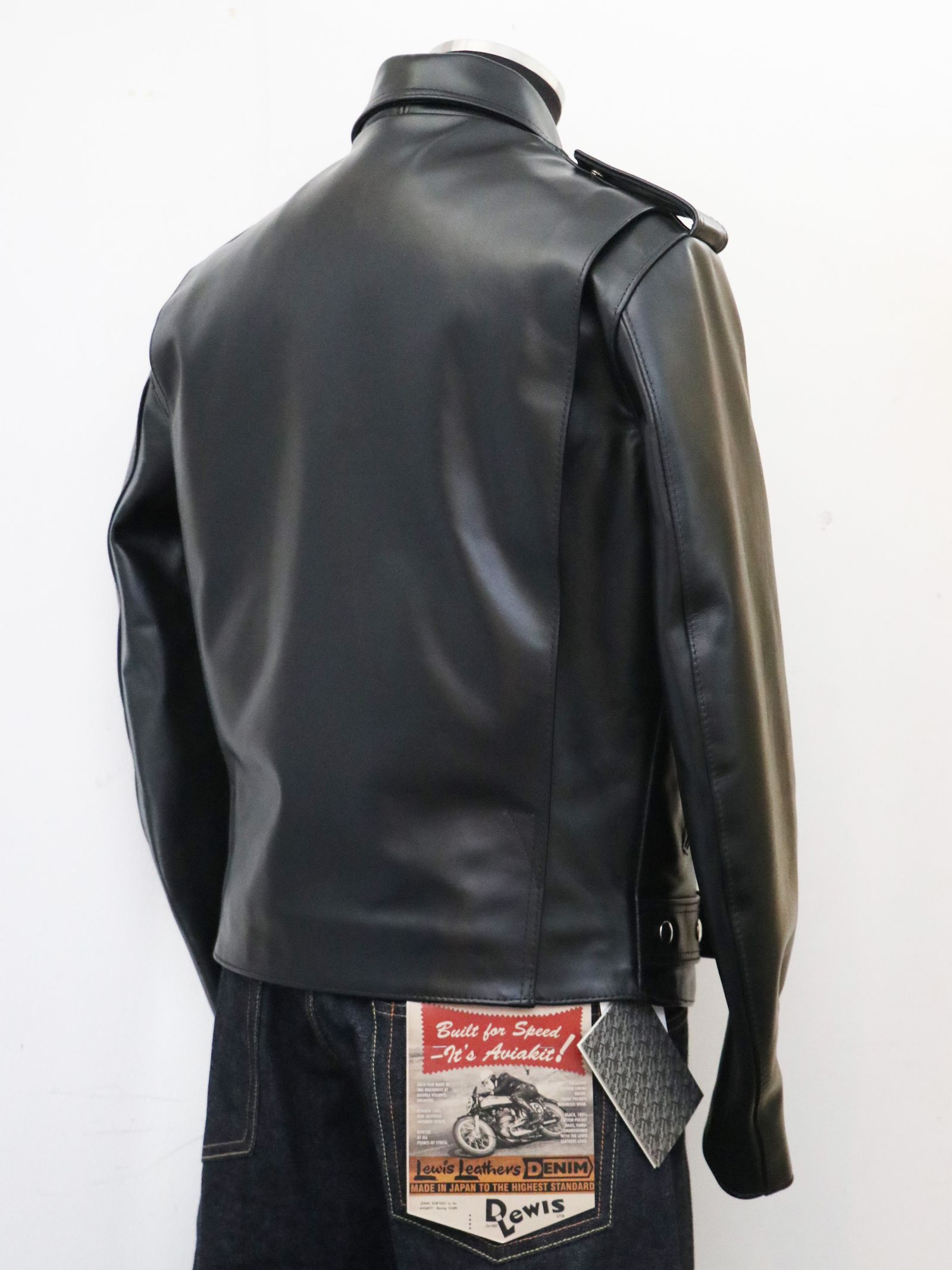 【受注オーダー】メンフィズジャケット (ホースハイド×レッドキルティング) / MEMPHIS JACKET (#723) (HORSE / RED QUILT)