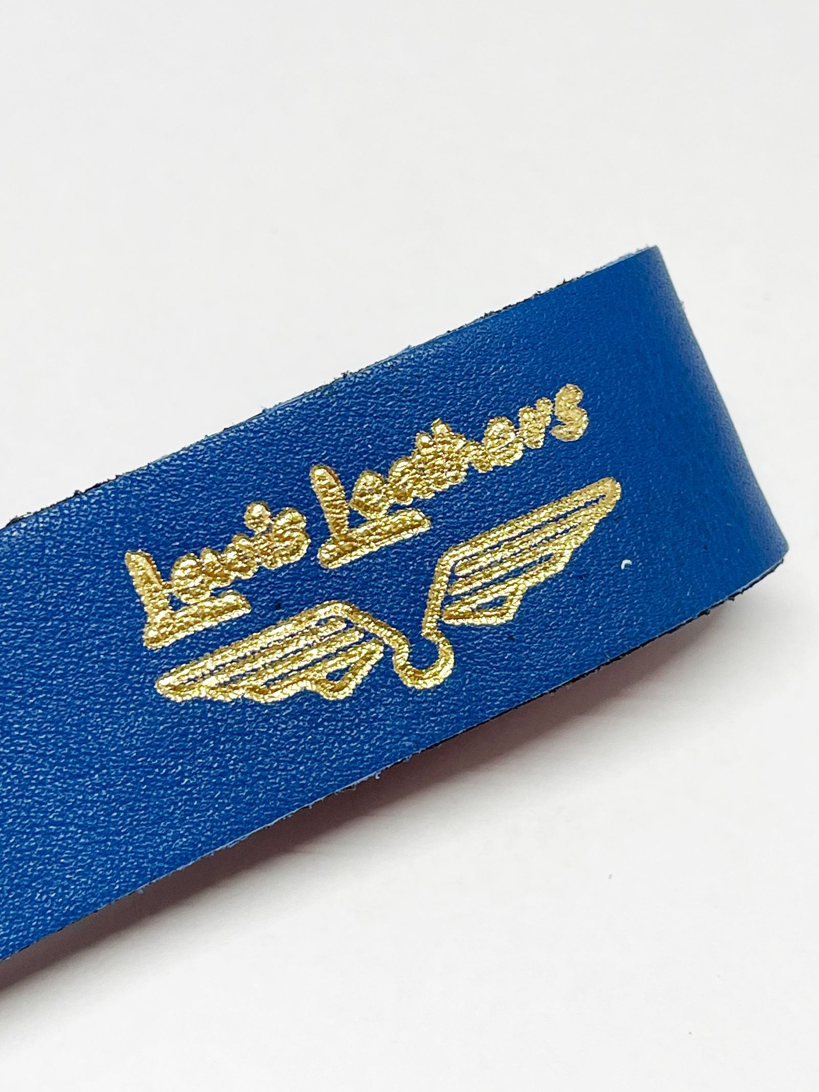 LEWIS LEATHERS BELT LOOP KEYRING Mk2 (BULE)