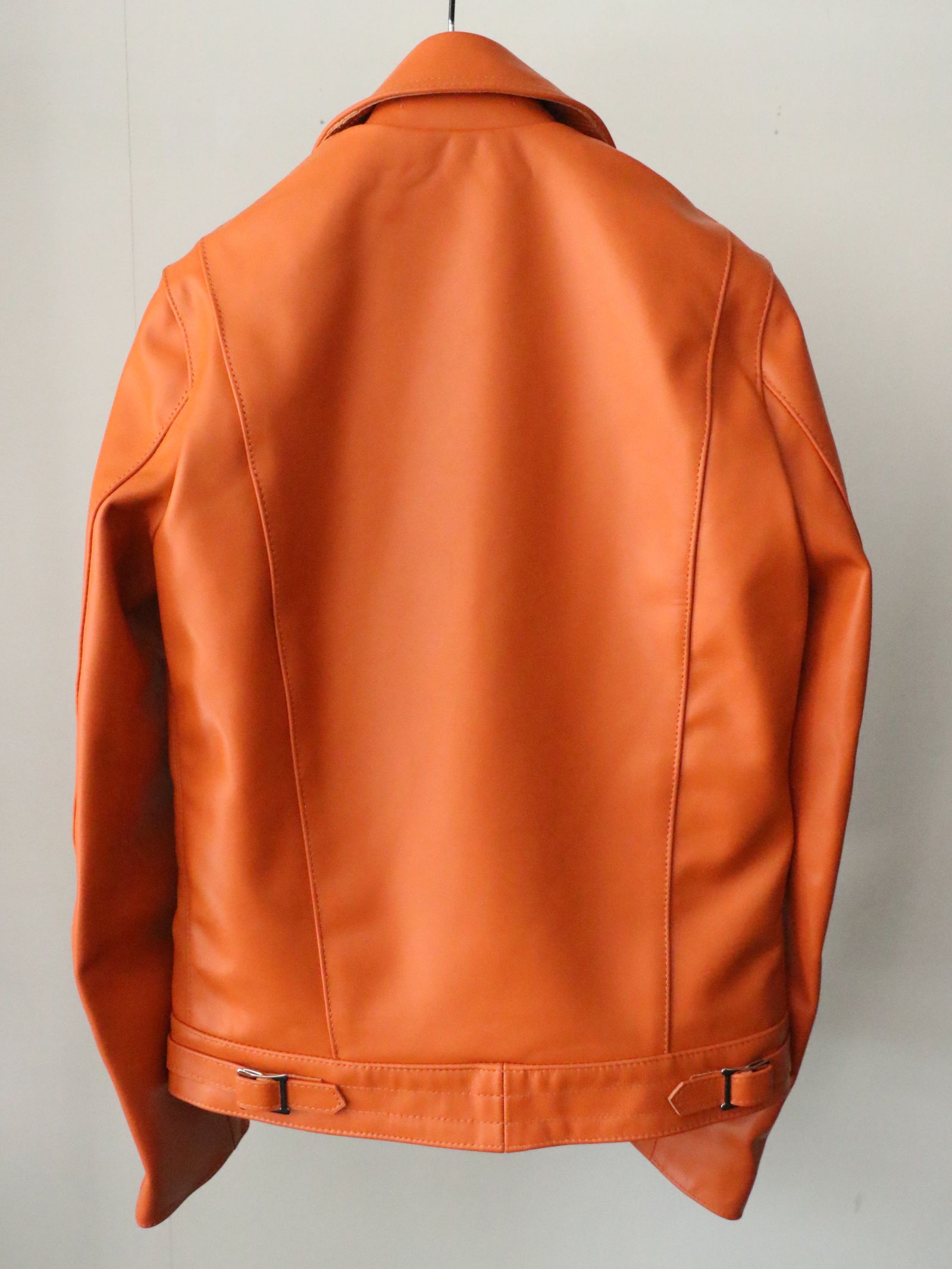 サイクロン441 : ホースハイド(オレンジ） | Lewis Leathers Lewis