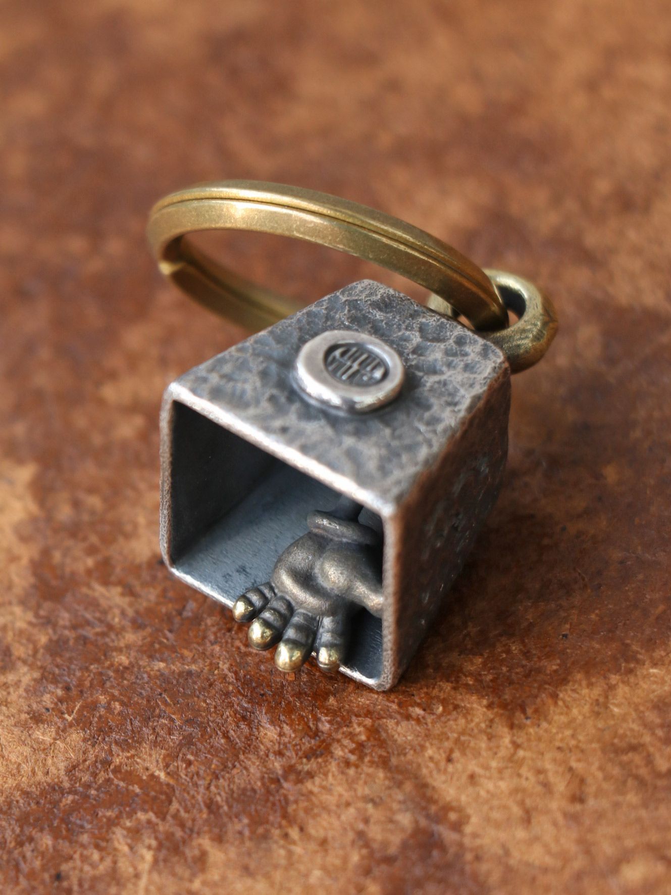 LUCKY BELL ”角” ( Silver925 x Brass) Medium