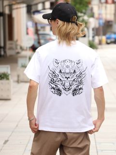 トライバル タイガーTシャツ(ホワイト) / TRIBAL TIGER TEE