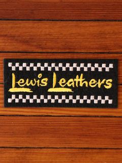 "LEWIS LEATHERS SQUAER CHECKER" PATCH
