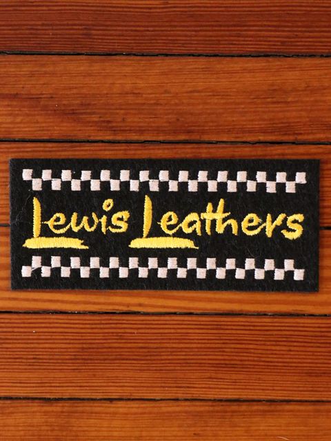 "LEWIS LEATHERS SQUAER CHECKER" PATCH
