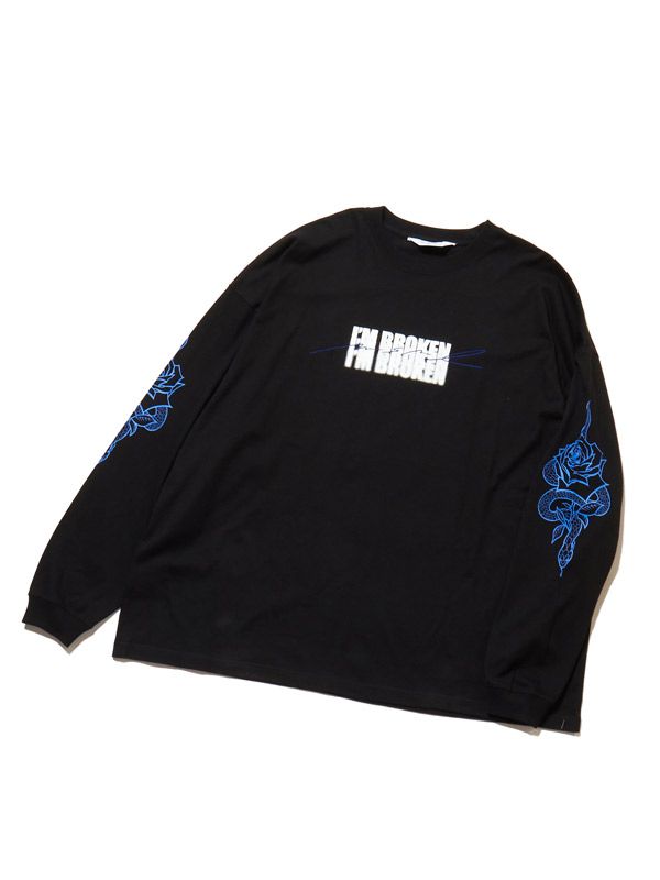 I'M BROKEN L/S T-SHIRT (BLACK)
