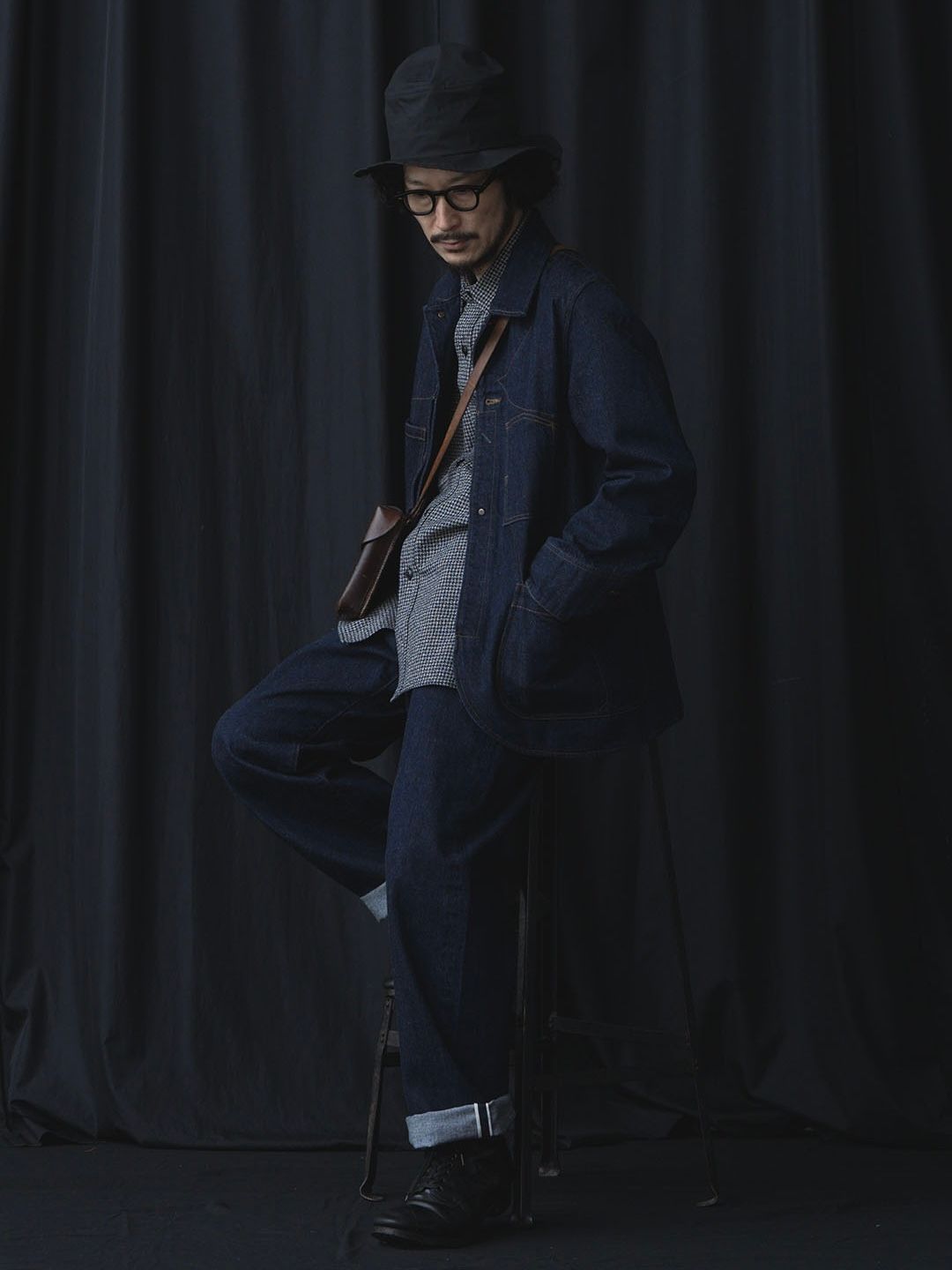 1920s 9oz DEATH VALLEY WAIST-OVERALLS (DARK INDIGO)