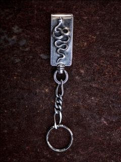 SNAKE CLIP TYPE KEYCHAIN (SILVER925)