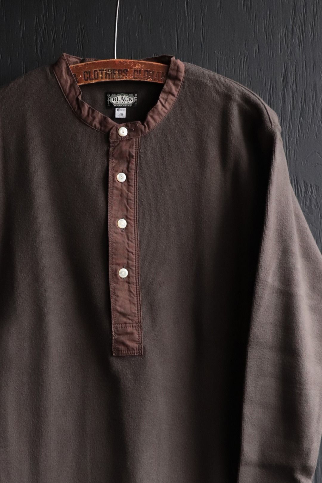 HENLEY NECK AMISH UNDER WEAR (SOLDIER GREEN)