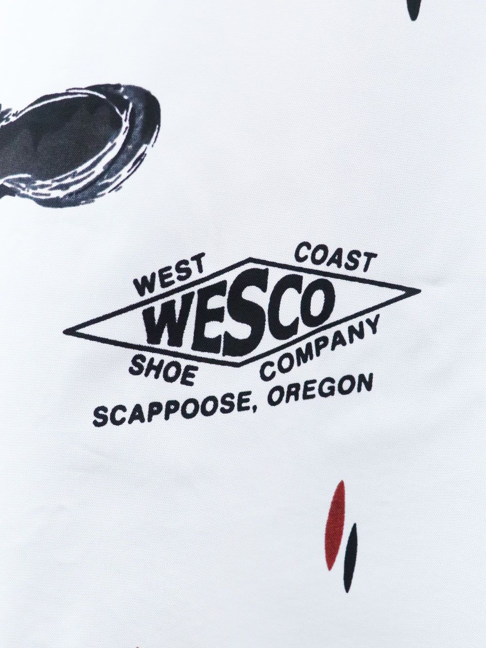 WESCO BOOTS DESIGN HAWAIAN S/S SHIRTS (WHITE)