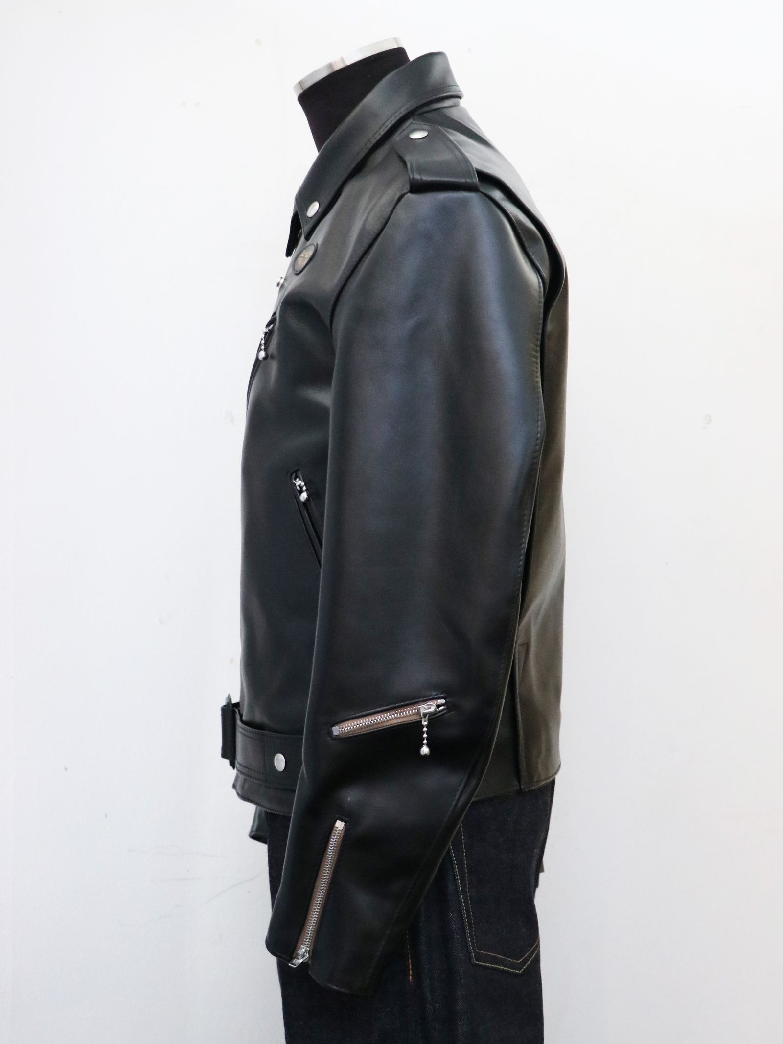 【受注オーダー】メンフィズジャケット (ホースハイド×レッドキルティング) / MEMPHIS JACKET (#723) (HORSE / RED QUILT)