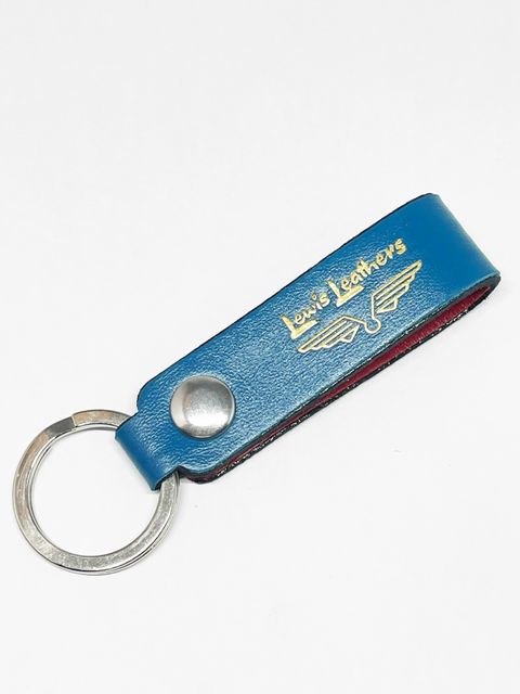 【即日発送可能】LEWIS LEATHERS BELT LOOP KEYRING MK-1 (VINTAGE TURQUOISE)