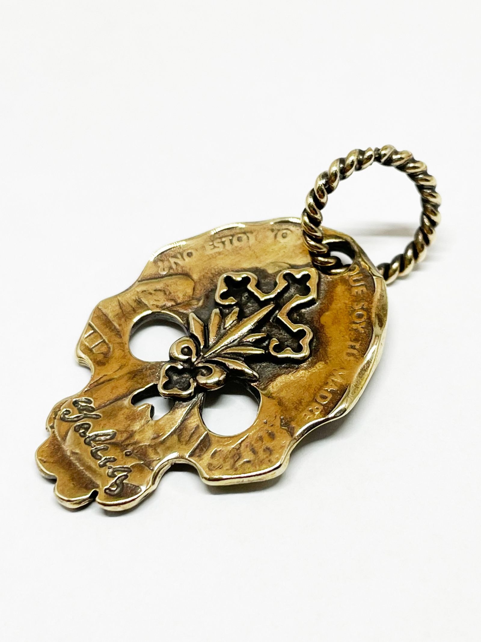 MARIA'S SKULL NECKTOP (BRASS)