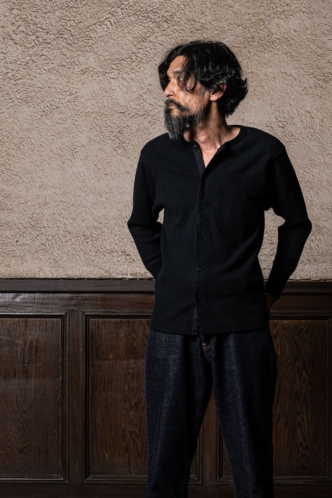 BUTTON FRONT POCKET LESS AMISH UNDERWEAR (MIDNIGHT BLACK)