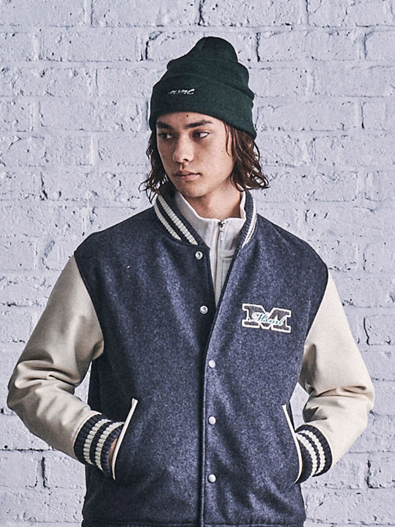 エンブロイダリー ニットビーニー / EMBROIDERY KNIT BEANIE