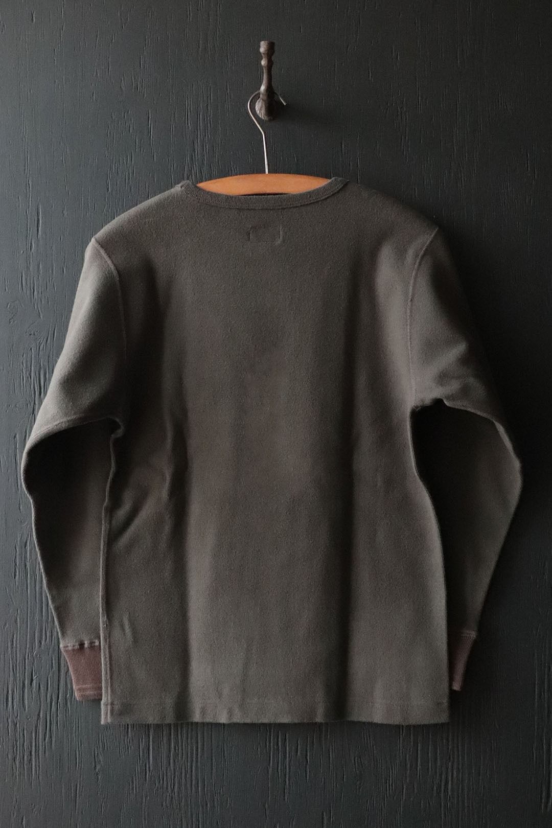 RITUAL SKULL CREW NECK AMISH UNDER WEAR (SOLDIER GREEN)