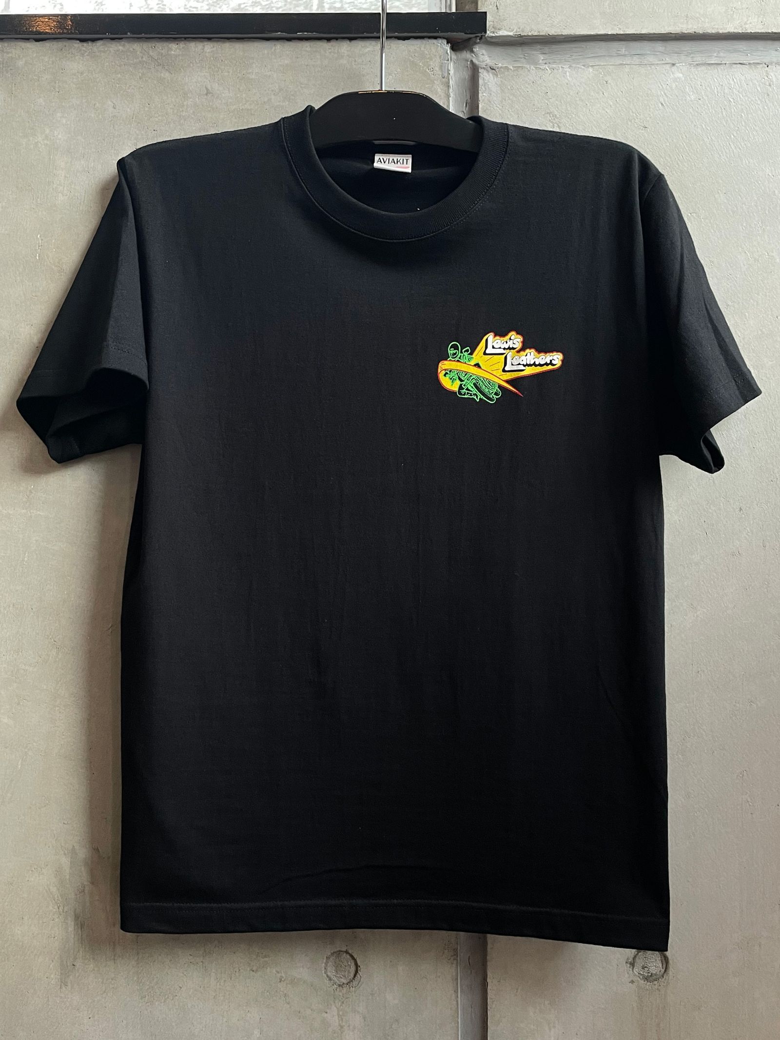 【即日発送可能】"LEWIS LEATHERS  80’s BIKE" T-SHIRTS (BLACK)